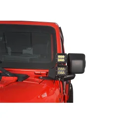 Jeep Wrangler JL 2018+ Mocowanie świateł dodatkowych na słupek przedni